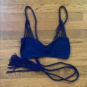 Navy Acacia Samoa Top Size S